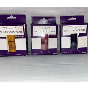 Liquid Candle Dye Creative You Candle Colorant Red Yellow & Black Vibrant Colors